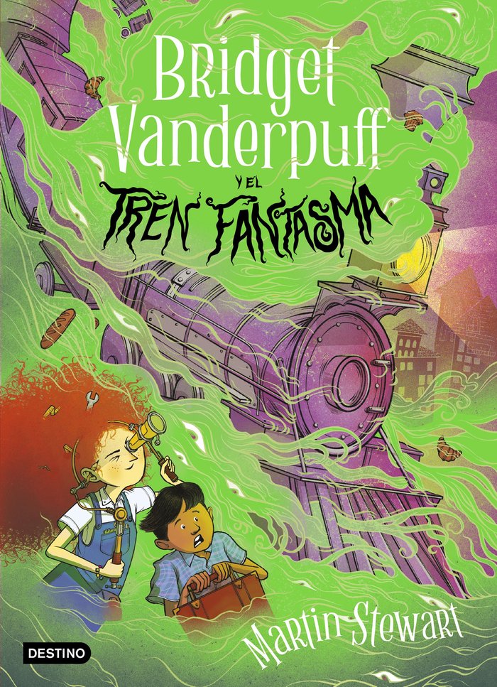 Bridget Vanderpuff 2. Bridget Vanderpuff y el tren fantasma, de MARTIN STEWART | portada del libro
