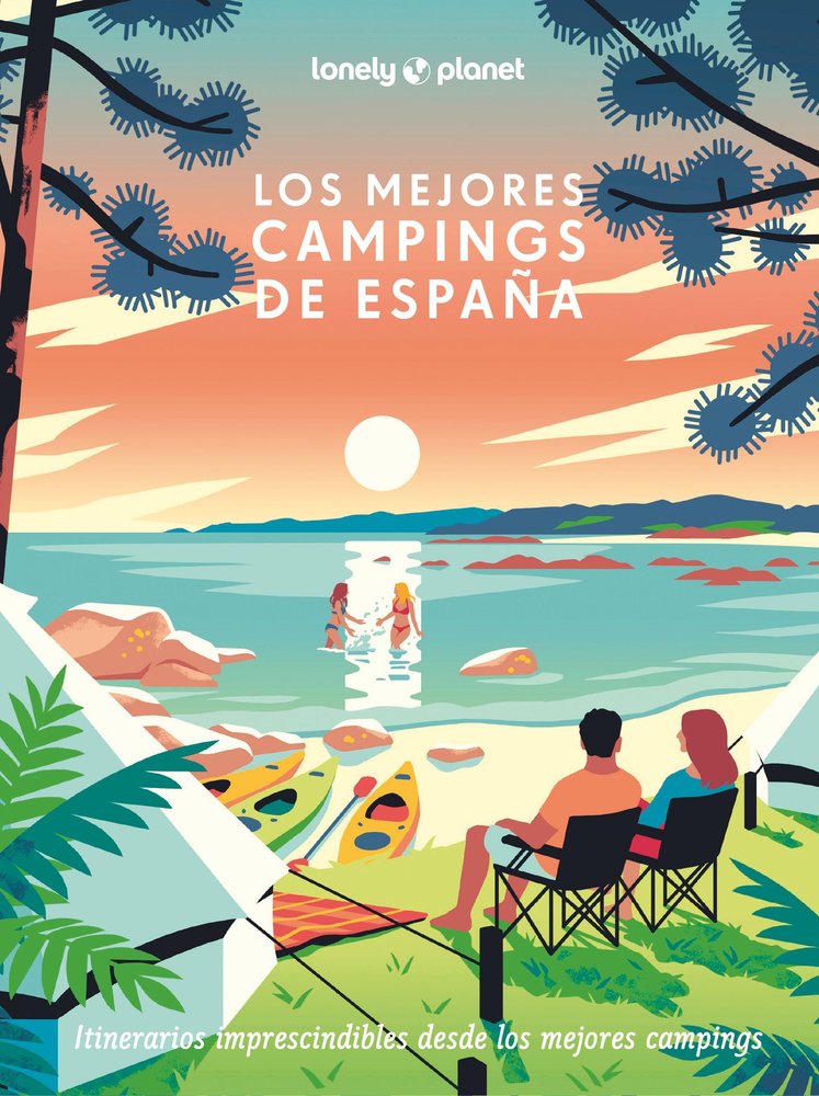 LOS MEJORES CAMPINGS DE ESPAÑA, de MADERA, PEDRO | portada del libro