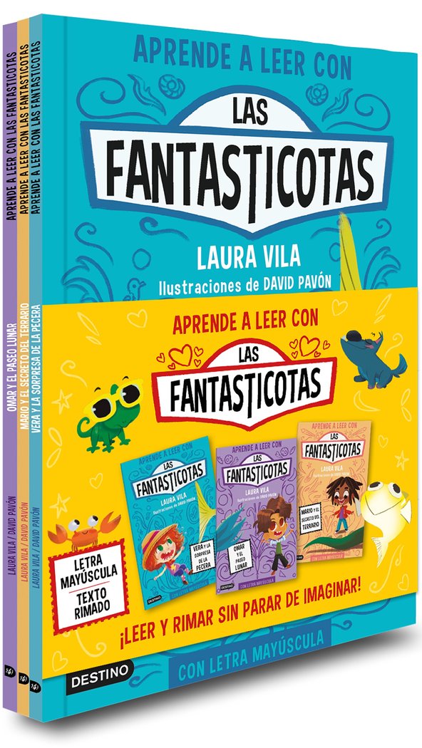 PACK LAS FANTASTICOTAS 1 2 3, de LAURA VILA | portada del libro