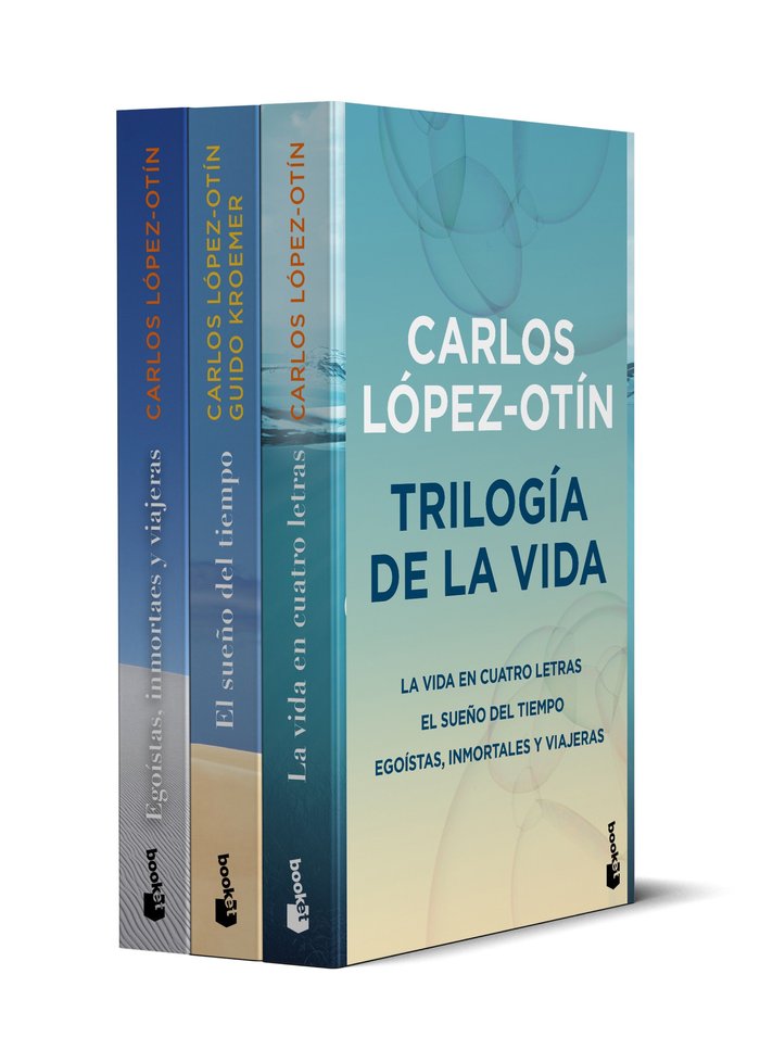 PACK TRILOGIA DE LA VIDA, de CARLOS LOPEZ OTIN | portada del libro