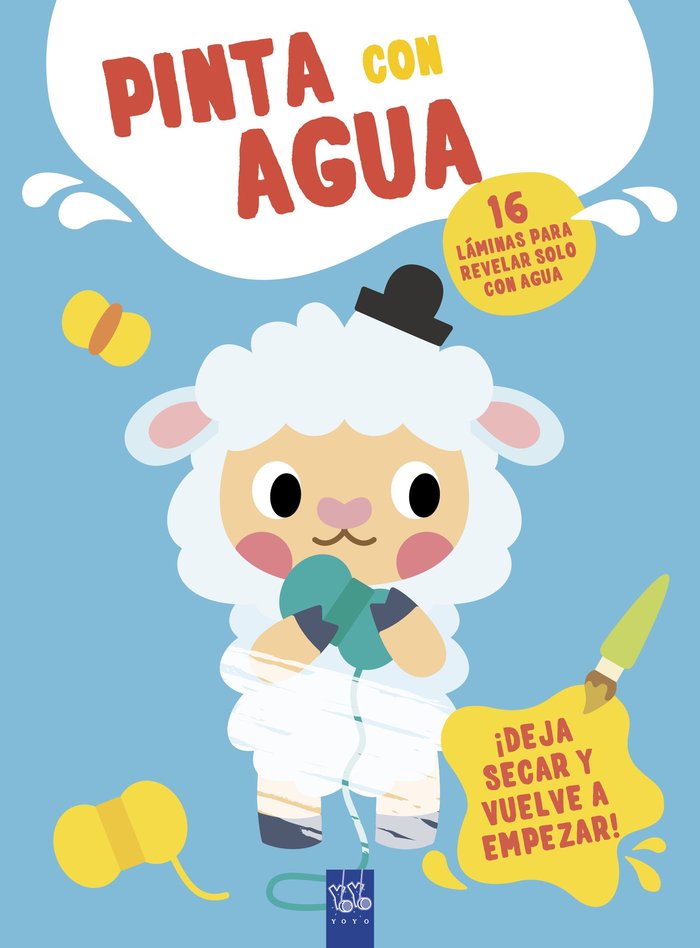 PINTA CON AGUA. OVEJA, de YOYO | portada del libro