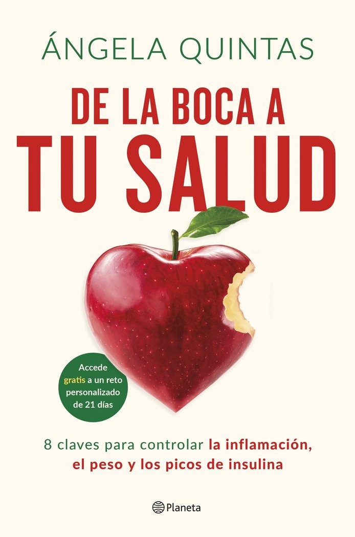 DE LA BOCA A TU SALUD, de ANGELA QUINTAS | portada del libro