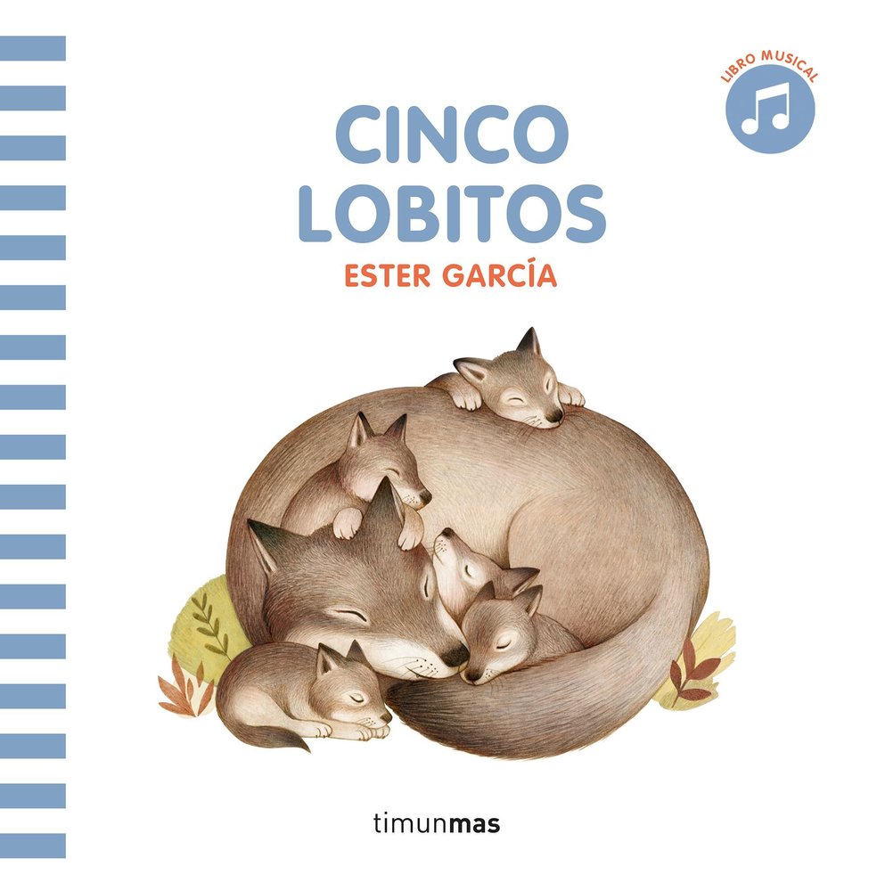 Cinco lobitos. Libro con sonido, de ESTER GARCIA | portada del libro
