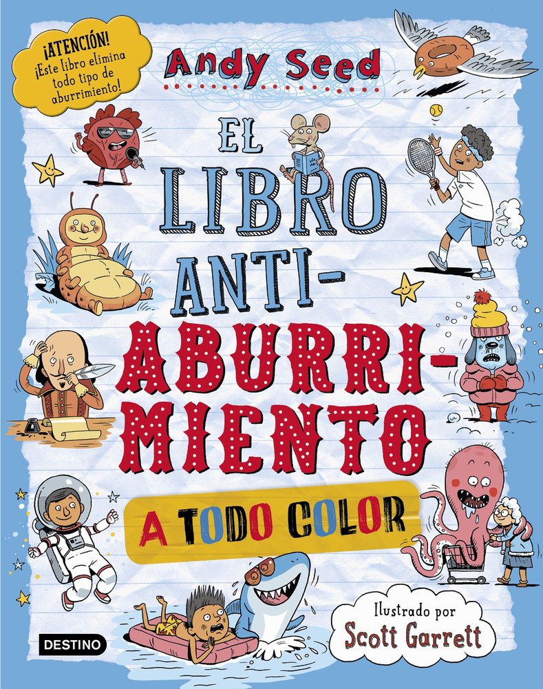 EL LIBRO ANTIABURRIMIENTO. EDICION ESPECIAL A TODO COLOR, de SEED, ANDY | portada del libro