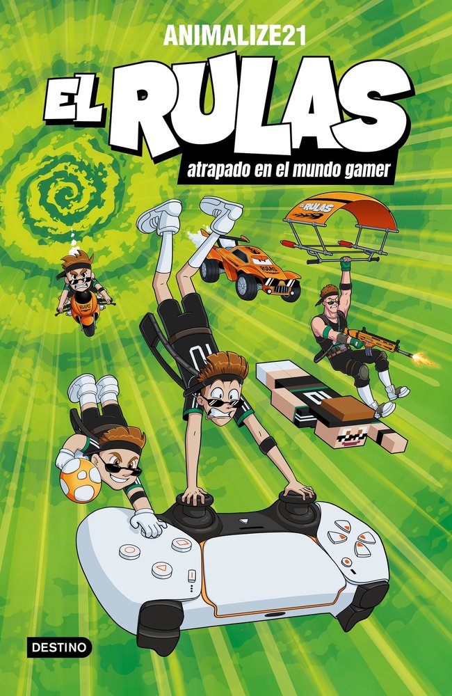 El Rulas 4. El Rulas atrapado en el mundo gamer, de ANIMALIZE21 | portada del libro