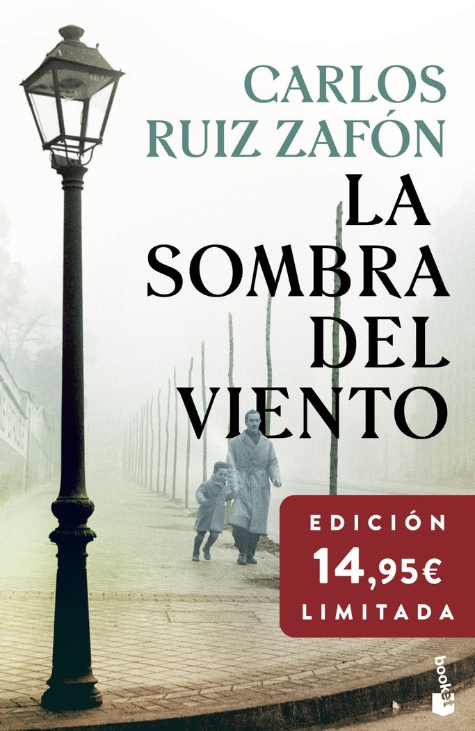 LA SOMBRA DEL VIENTO, de CARLOS RUIZ ZAFON | portada del libro