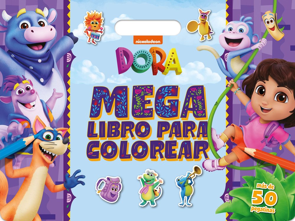Dora. Megalibro para colorear, de DORA | portada del libro