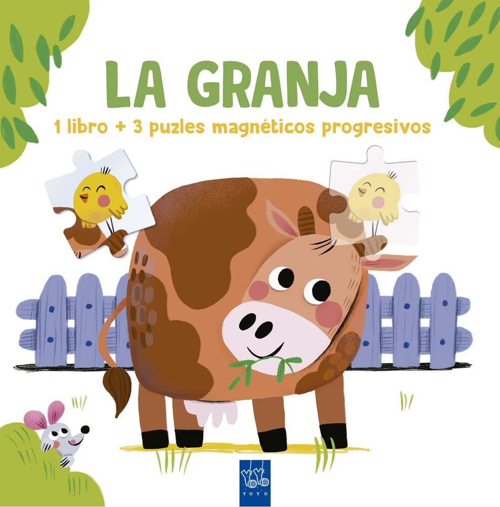 LEE Y JUEGA CON PUZLES MAGNETICOS LA GRANJA, de YOYO | portada del libro