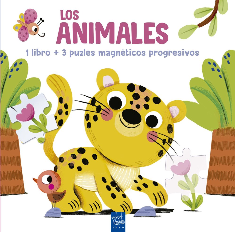 LEE Y JUEGA CON PUZLES MAGNETICOS LOS ANIMALES, de YOYO | portada del libro