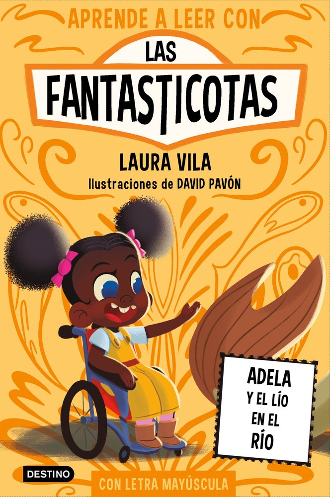 APRENDE A LEER CON LAS FANTASTICOTAS 12 ADELA Y EL LIO EN EL, de LAURA VILA | portada del libro