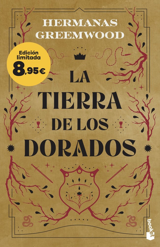 LA TIERRA DE LOS DORADOS, de HERMANAS GREEMWOOD | portada del libro