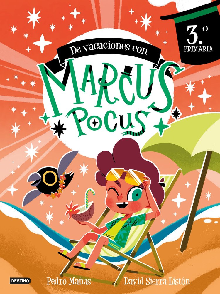 MARCUS POCUS CUADERNO DE VACACIONES 3º PRIMARIA, de PEDRO MAÑAS | portada del libro