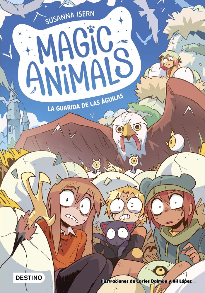 MAGIC ANIMALS 10 LA GUARIDA DE LAS AGUILAS, de SUSANNA ISERN | portada del libro