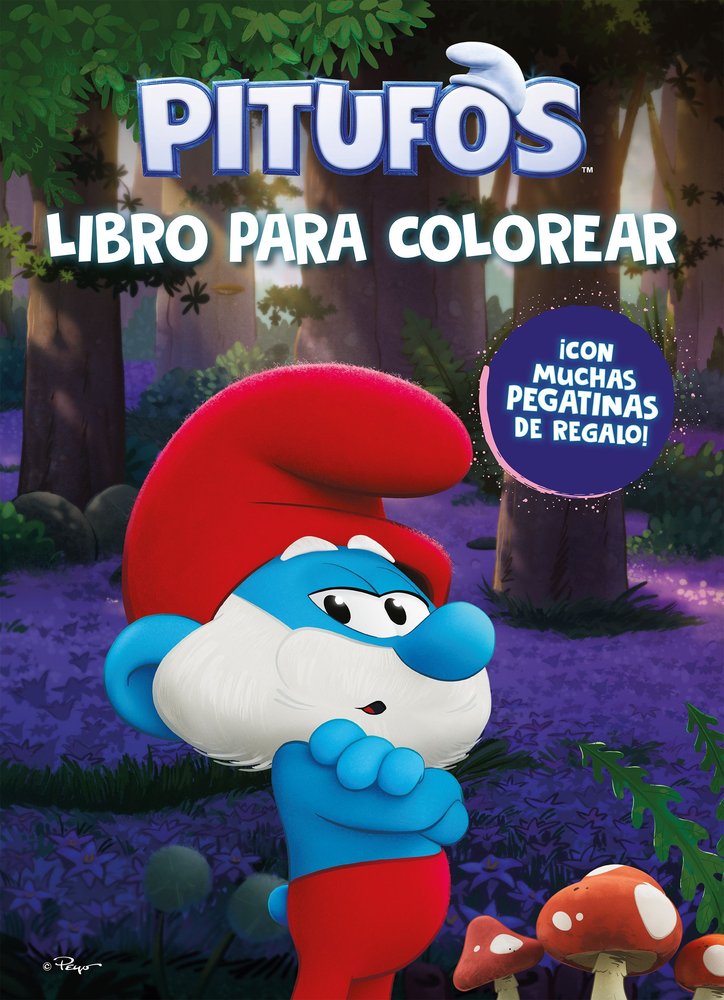 Pitufos. Libro para colorear, de LOS PITUFOS | portada del libro