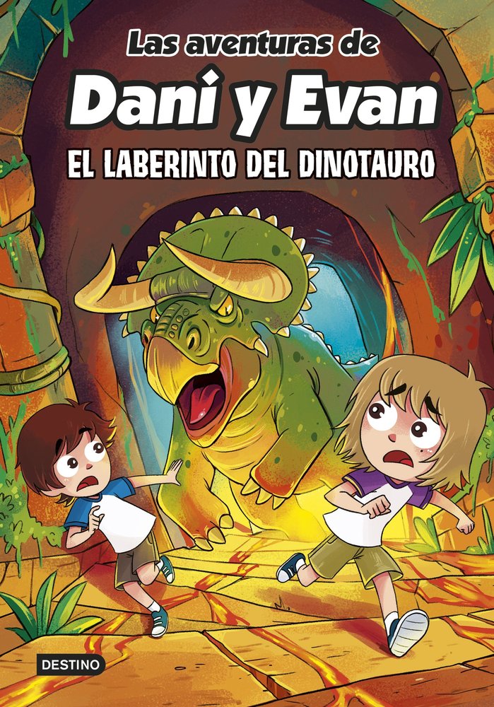 Las aventuras de Dani y Evan 12. El laberinto del dinotauro, de LAS AVENTURAS DE DANI Y EVAN | portada del libro