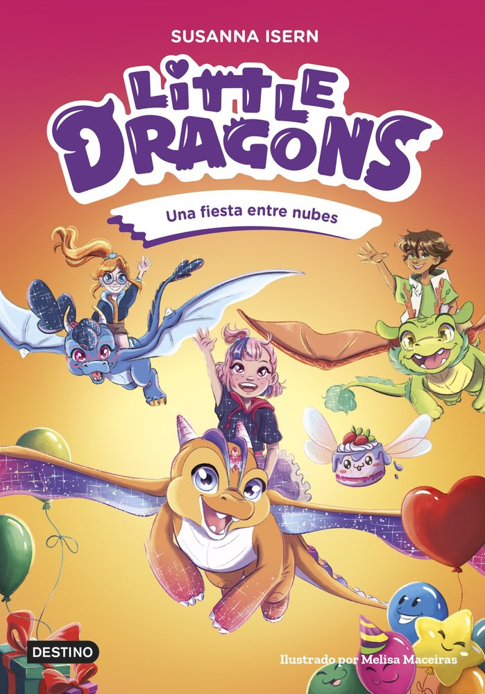 Little Dragons 3. Una fiesta entre nubes, de SUSANNA ISERN | portada del libro