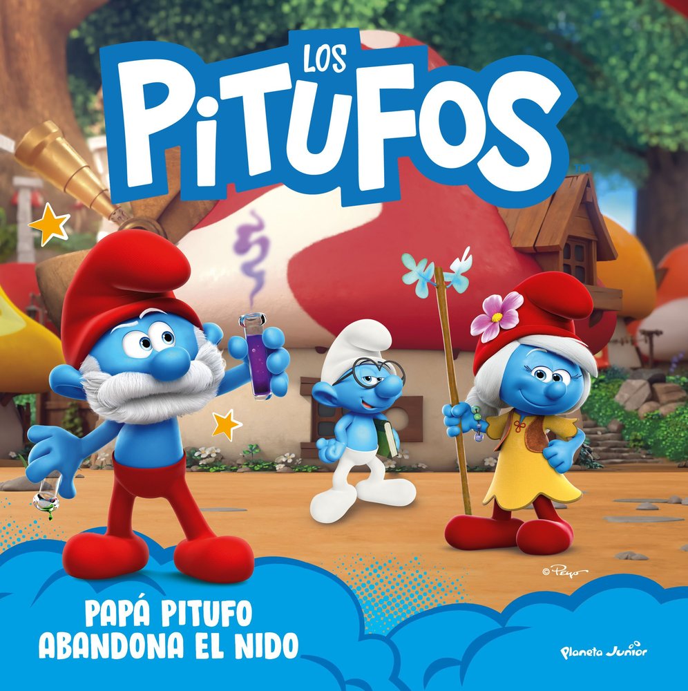 LOS PITUFOS. PAPA PITUFO ABANDONA EL NIDO, de LOS PITUFOS | portada del libro