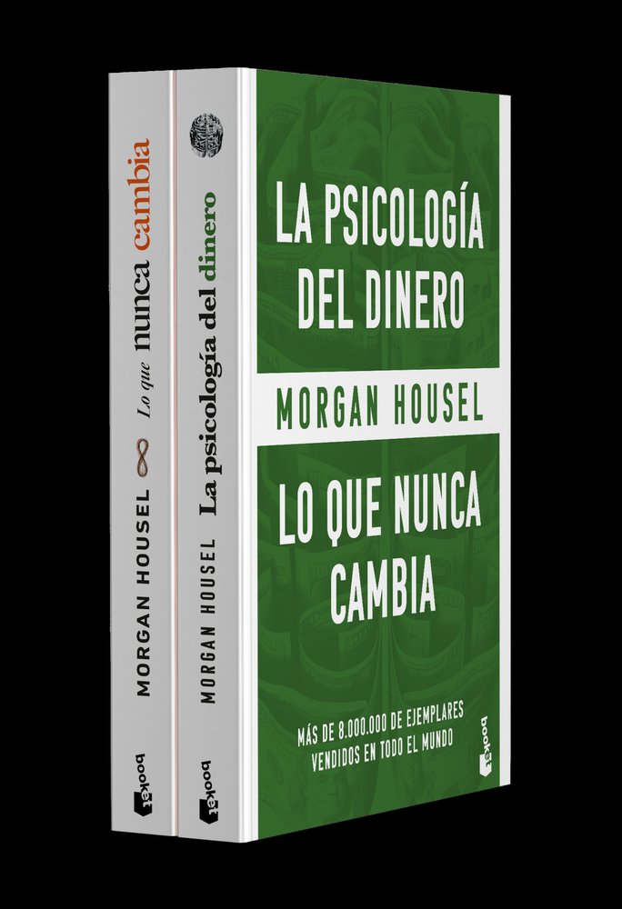 PACK LA PSICOLOGIA DEL DINERO + LO QUE NUNCA CAMBIA, de HOUSEL, MORGAN | portada del libro