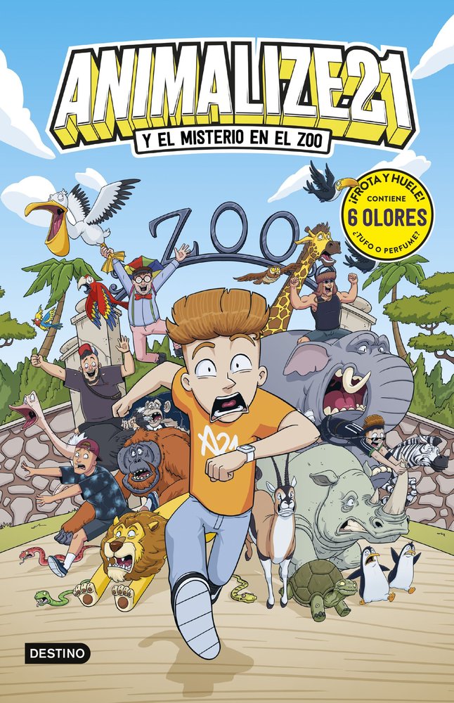 ANIMALIZE 21 2. ANIMALIZE Y EL MISTERIO EN EL ZOO, de ANIMALIZE21 | portada del libro