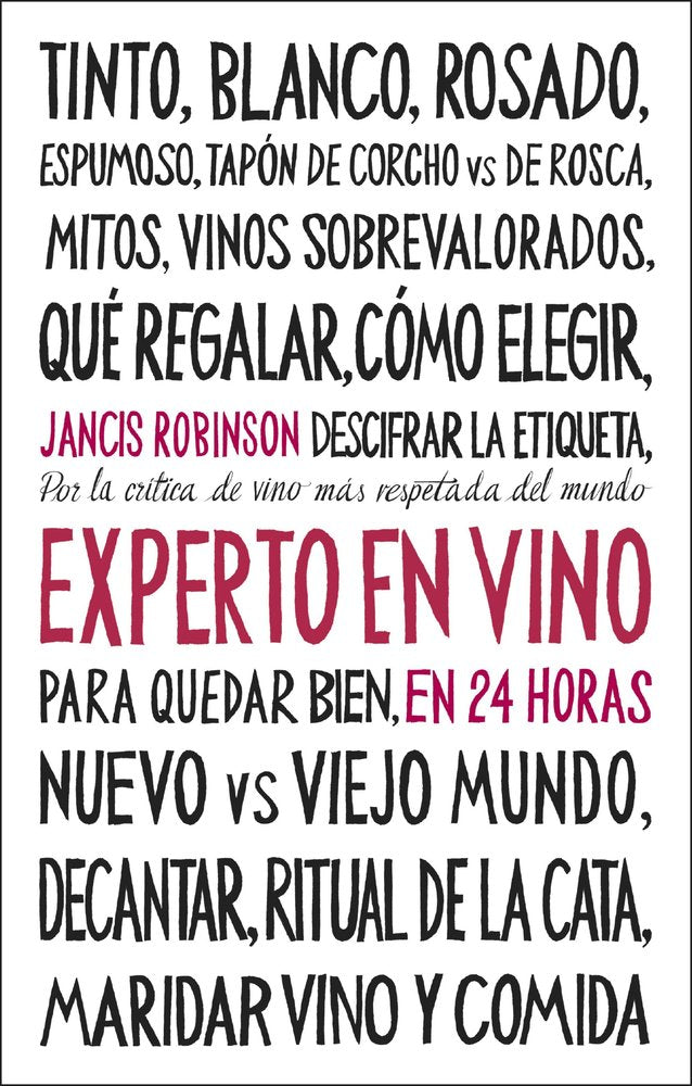 Experto en vino en 24 horas, de JANCIS ROBINSON | portada del libro
