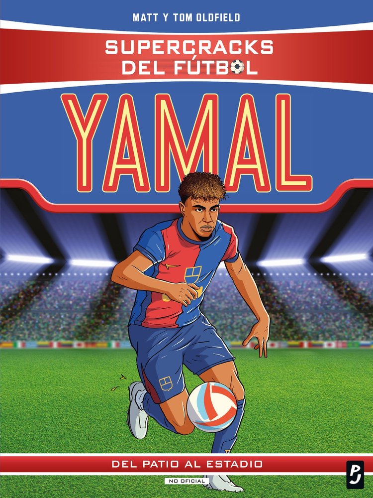 SUPERCRACKS DEL FUTBOL LAMINE YAMAL, de MATT Y TOM OLDFIELD | portada del libro