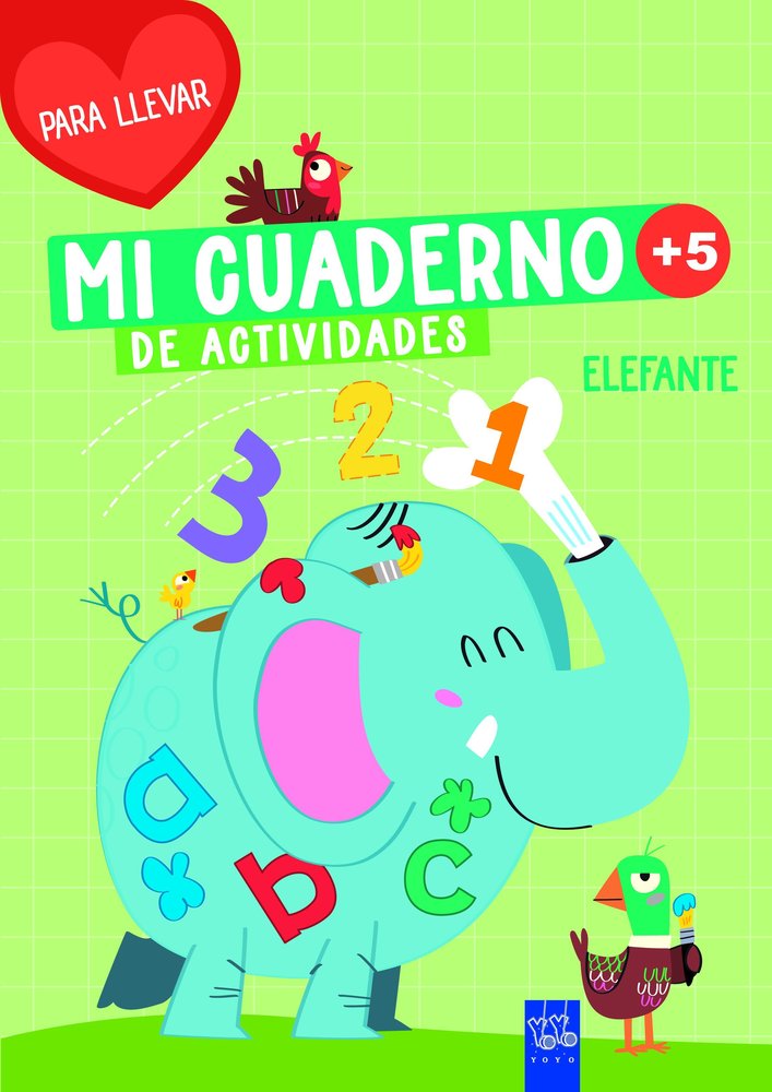 Mi cuaderno de actividades para llevar. Elefante, de YOYO | portada del libro