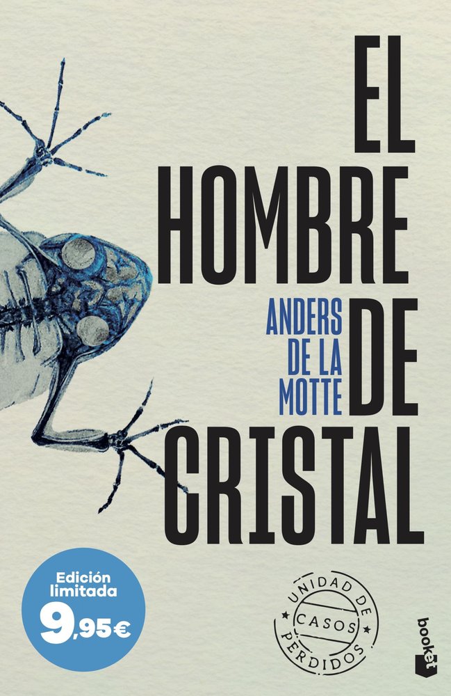 EL HOMBRE DE CRISTAL, de ANDERS DE LA MOTTE | portada del libro