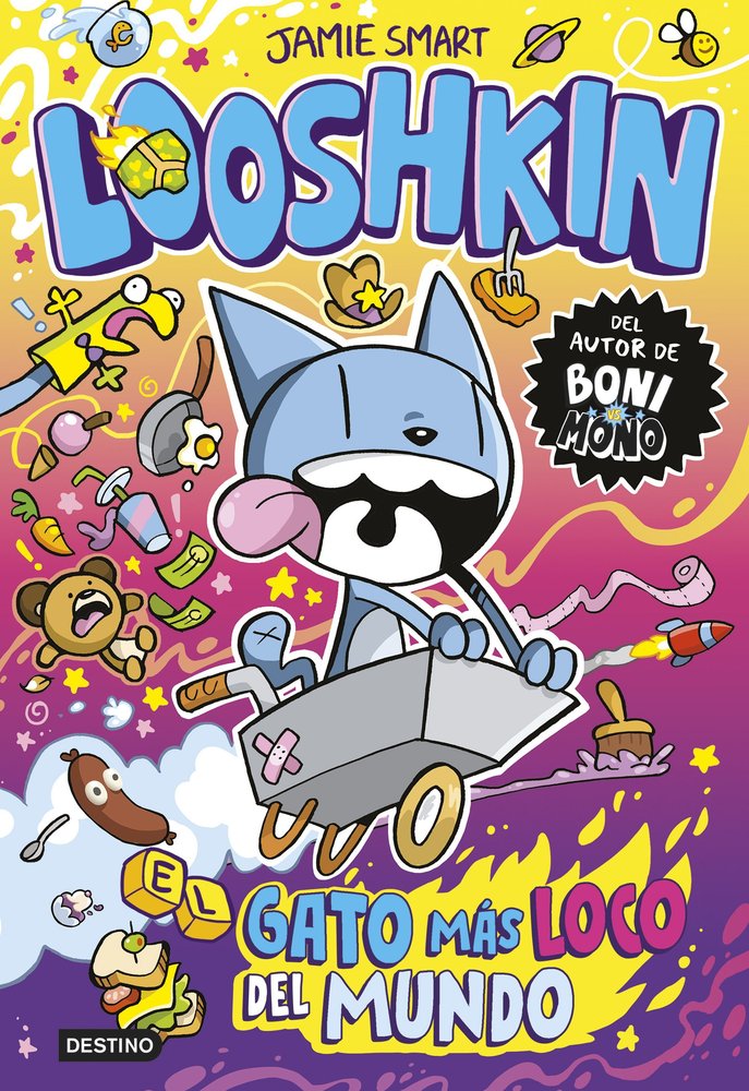 LOOSHKIN 1. EL GATO MAS LOCO DEL MUNDO, de SMART, JAMIE | portada del libro