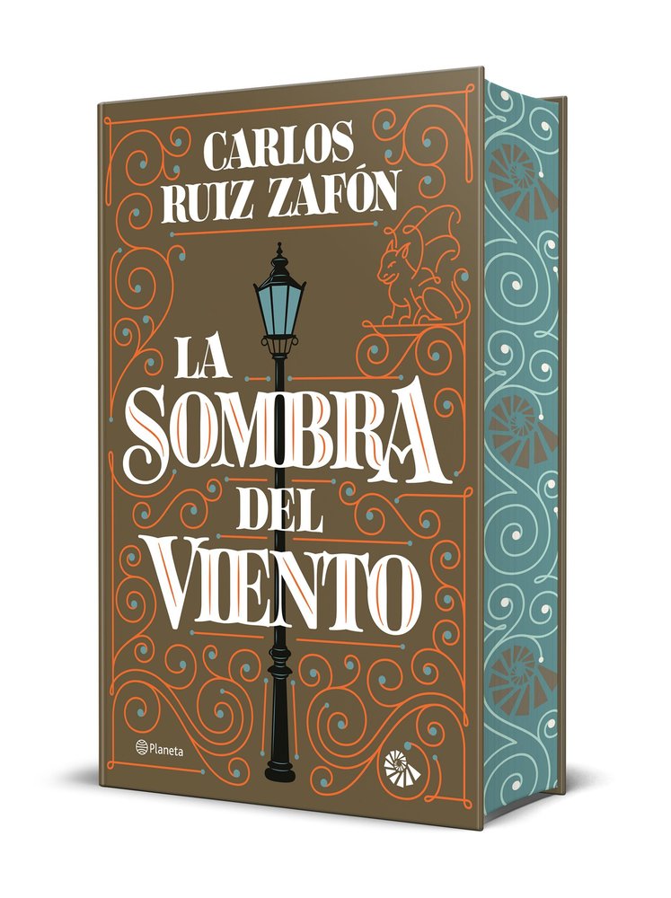 LA SOMBRA DEL VIENTO (EDICION CON CANTOS DECORADOS), de CARLOS RUIZ ZAFON | portada del libro