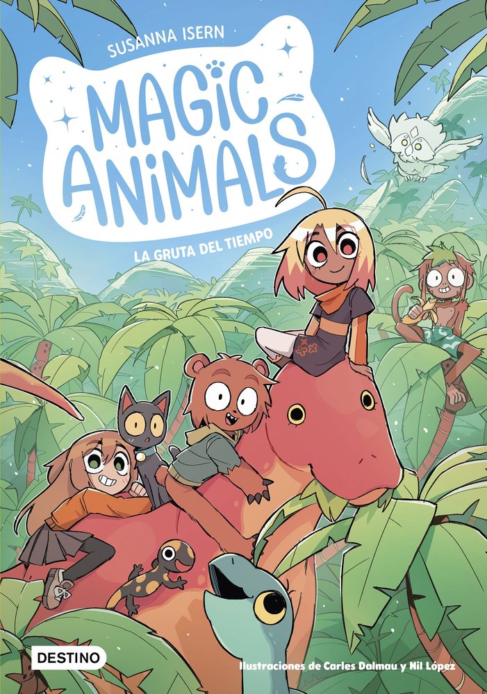 MAGIC ANIMALS 12. LA GRUTA DEL TIEMPO, de SUSANNA ISERN | portada del libro