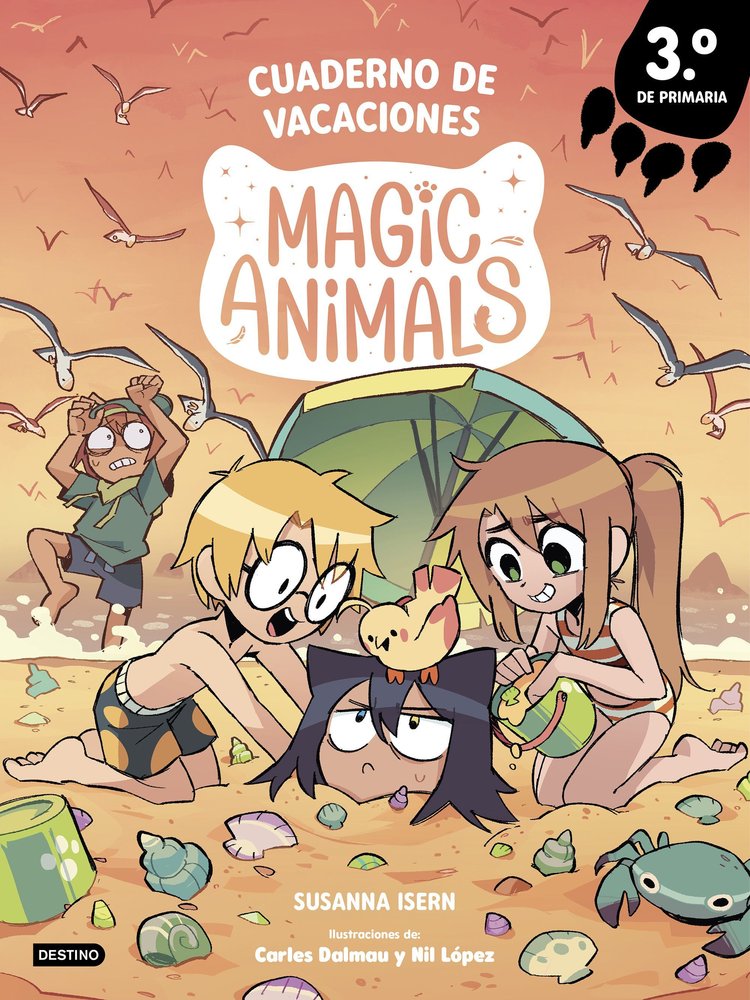 MAGIC ANIMALS CUADERNO DE VACACIONES 3º DE PRIMARIA, de SUSANNA ISERN | portada del libro