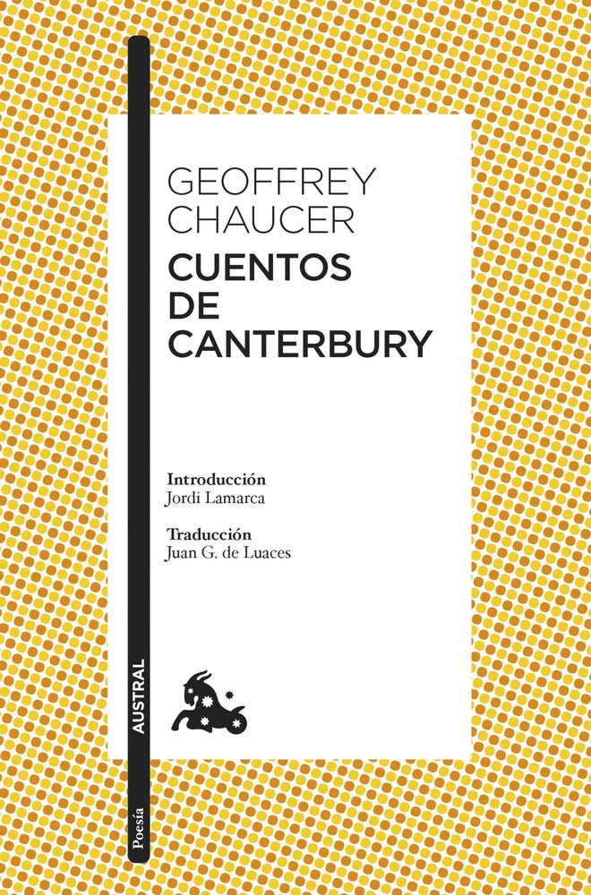 CUENTOS DE CANTERBURY, de GEOFFREY CHAUCER | portada del libro