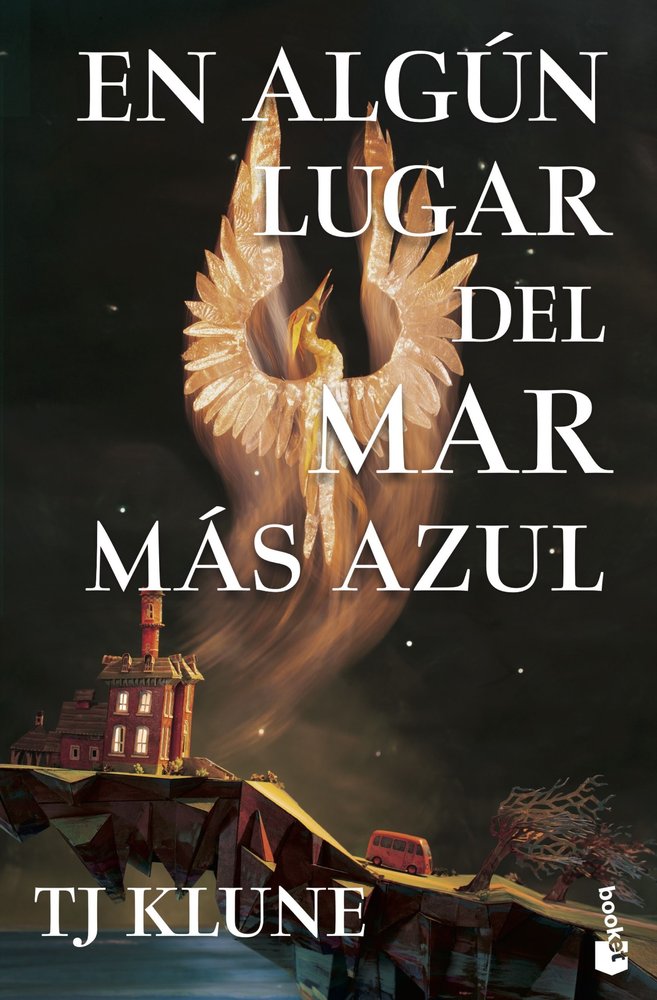 EN ALGUN LUGAR DEL MAR MAS AZUL, de TJ KLUNE | portada del libro