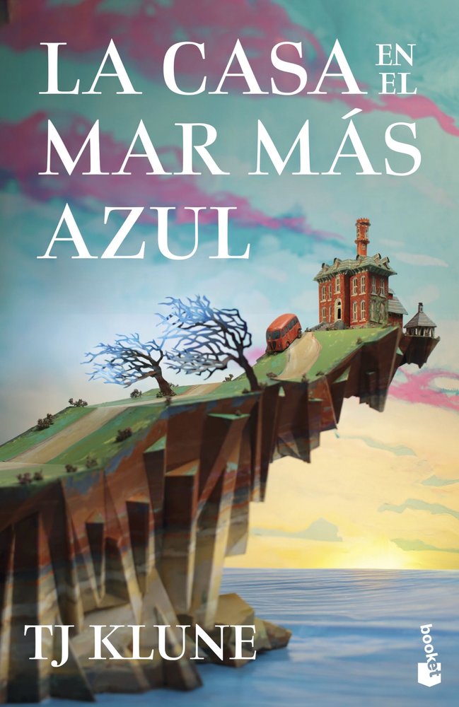 LA CASA EN EL MAR MAS AZUL, de TJ KLUNE | portada del libro