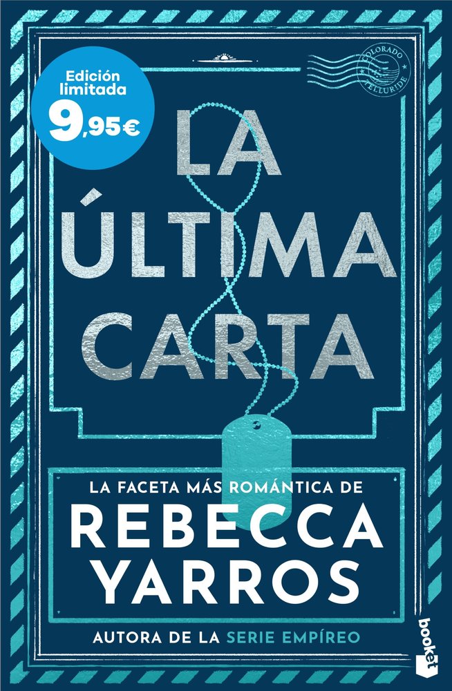 LA ULTIMA CARTA, de REBECCA YARROS | portada del libro
