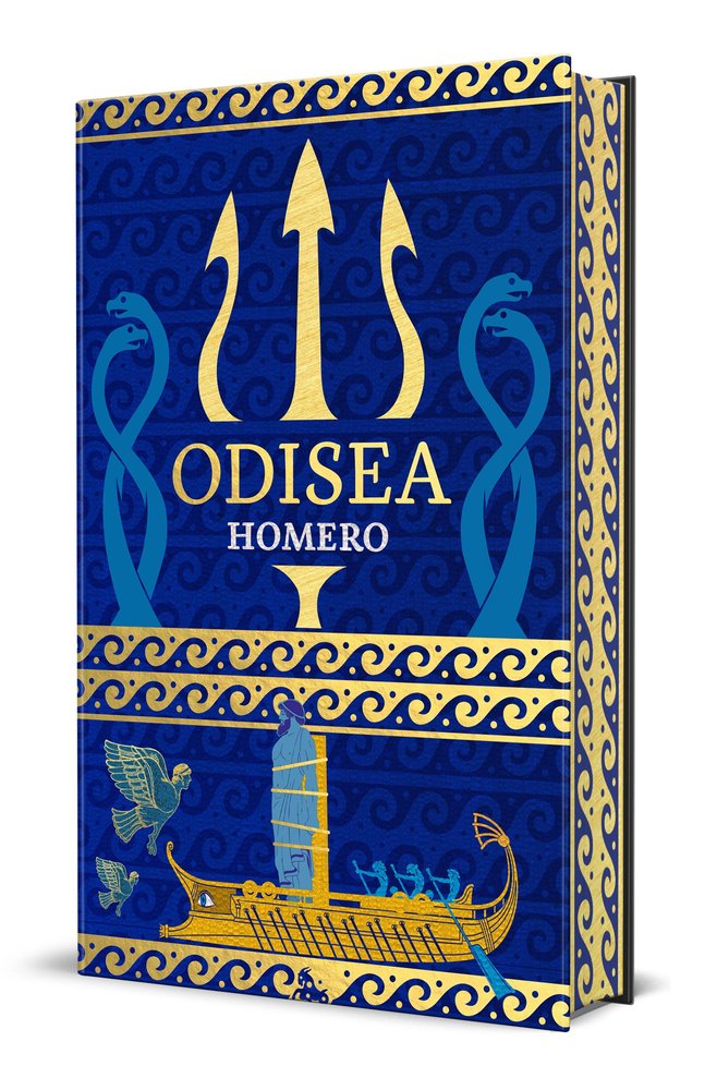ODISEA EDICION LIMITADA CON CANTOS DECORADOS, de HOMERO | portada del libro