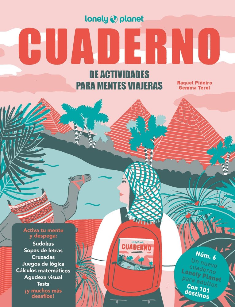 CUADERNO DE ACTIVIDADES PARA MENTES VIAJERAS VOL.6, de RAQUEL PIÑEIRO | portada del libro