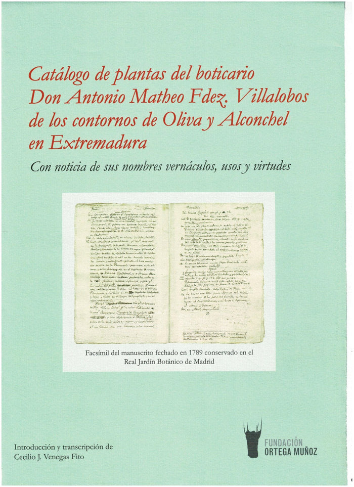 CATALOGO DE PLANTAS DE LOS CONTORNOS DE OLIVA Y ALCONCHEL, de FERNANDEZ VILLALOBOS, ANTONIO MATHEO | portada del libro
