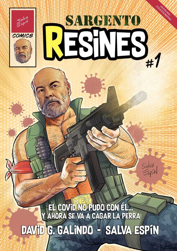 SARGENTO RESINES, de SALVA ESPIN | portada del libro
