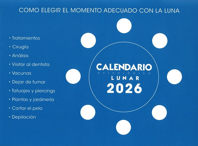 Calendario lunar 2026, de María José | portada del libro