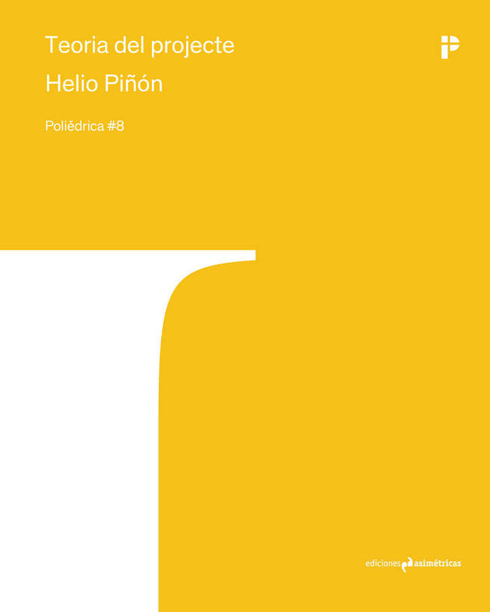Teoria del projecte, de PIÑON PALLARES, HELIODORO | portada del libro