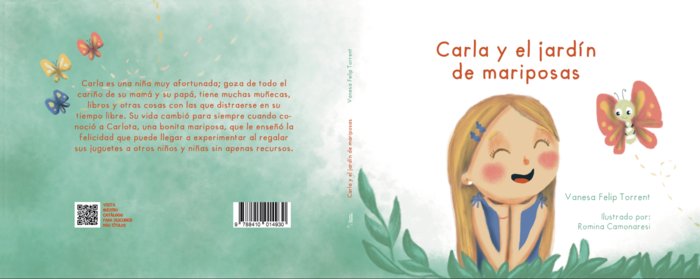 CARLA Y EL JARDIN DE LAS MARIPOSAS, de FELIP TORRENT, VANESA | portada del libro