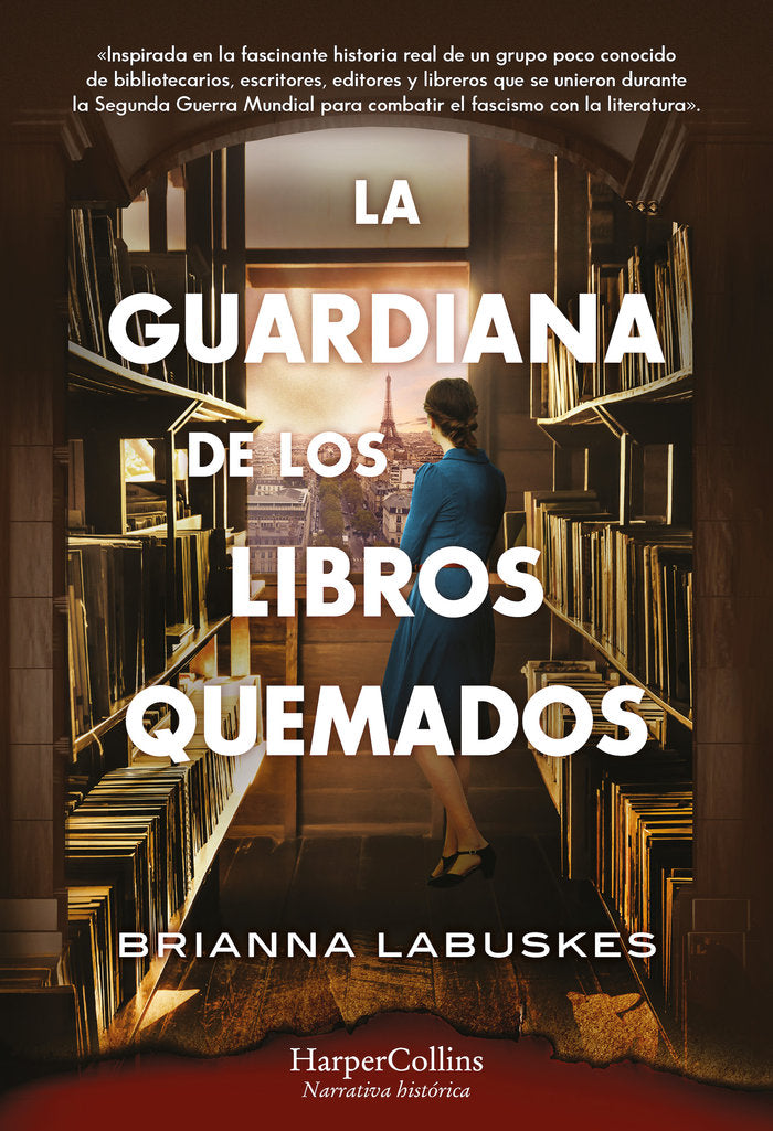 LA GUARDIANA DE LOS LIBROS QUEMADOS, de LABUSKES, BRIANNA | portada del libro