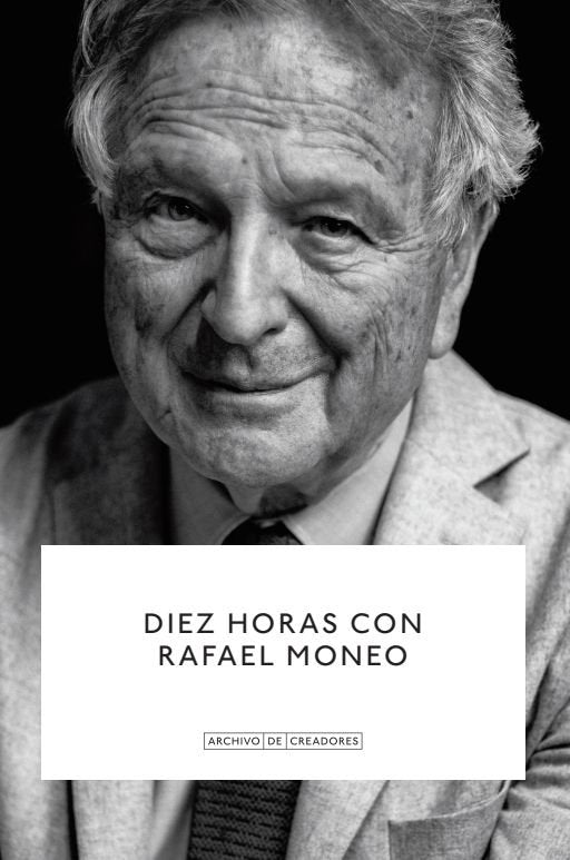 Diez horas con Rafael Moneo | portada del libro