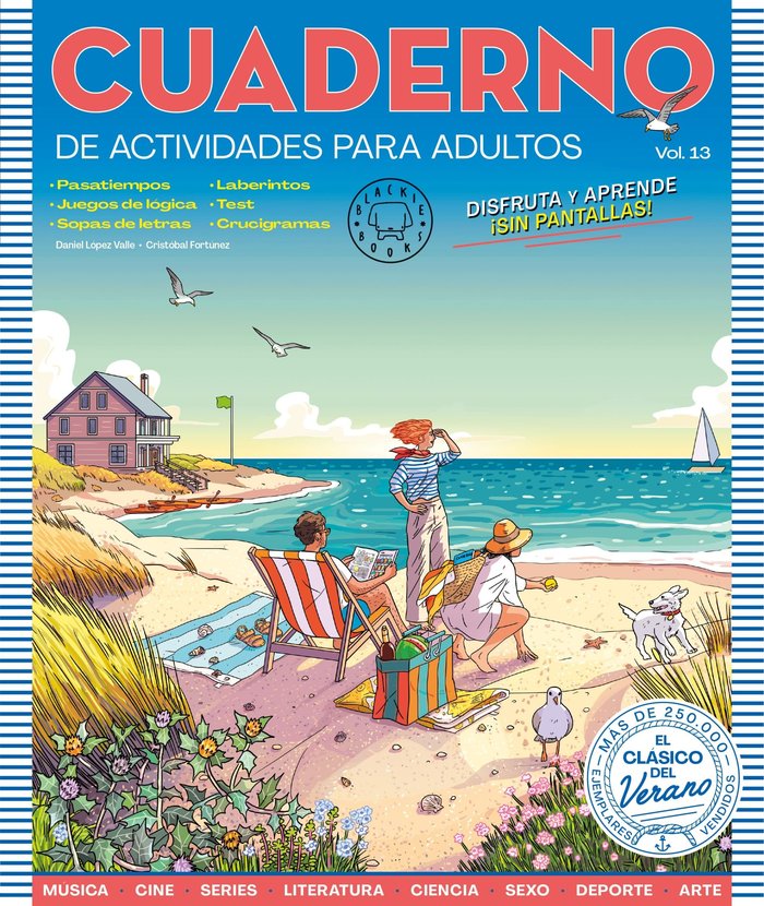 CUADERNO DE ACTIVIDADES PARA ADULTOS VOL. 13, de VARIOS | portada del libro