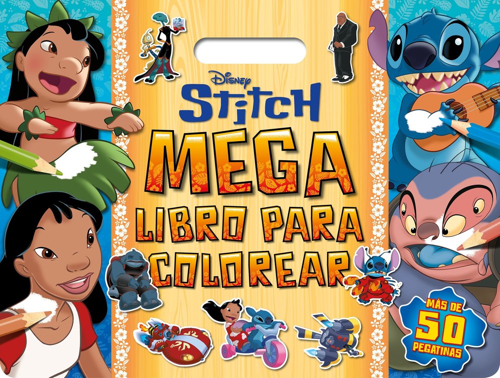 Stitch. Megalibro para colorear, de DISNEY | portada del libro