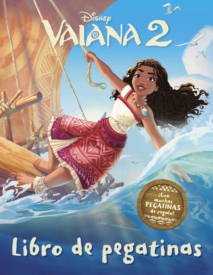 Vaiana 2. Libro de pegatinas, de DISNEY | portada del libro