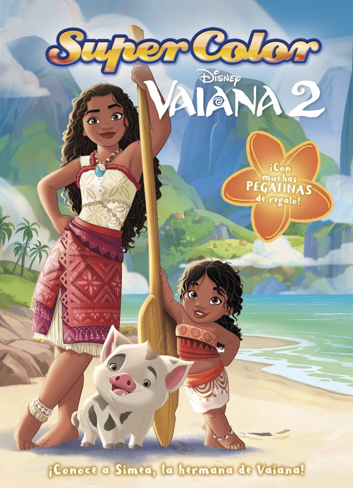 Vaiana 2. Supercolor, de DISNEY | portada del libro