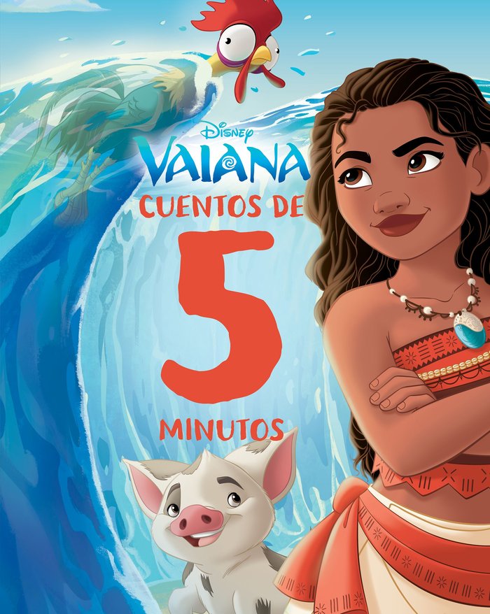 Vaiana. Cuentos de 5 minutos, de DISNEY | portada del libro