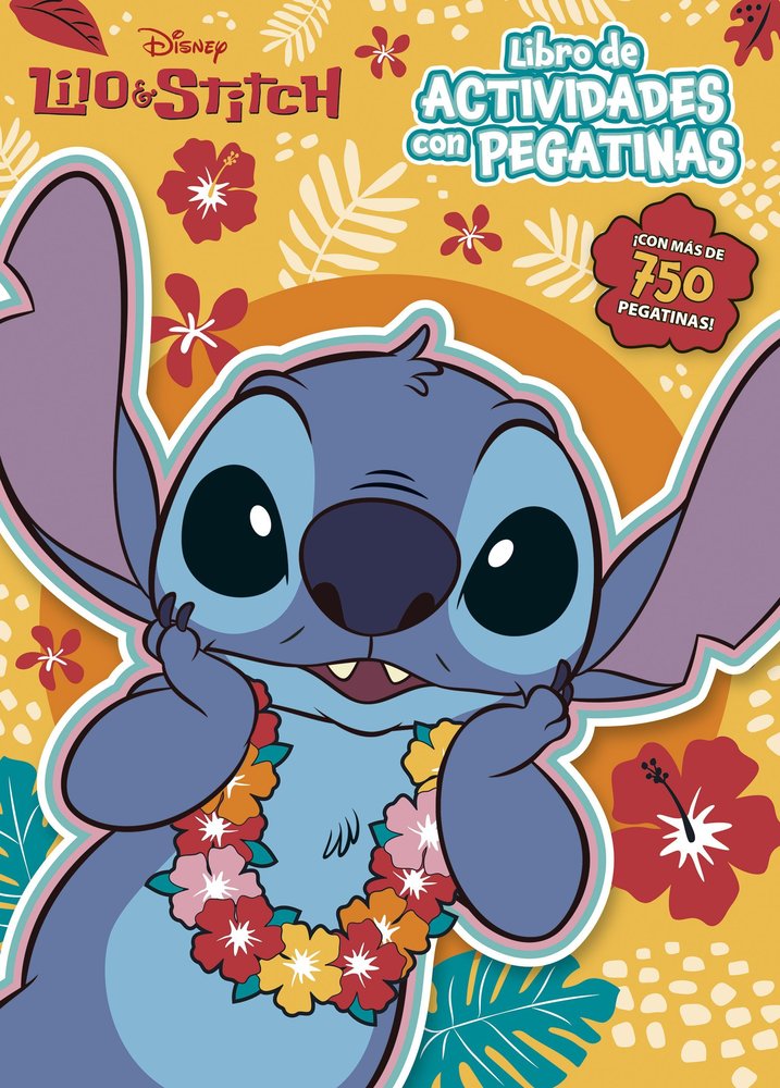 LILO & STITCH LIBRO DE ACTIVIDADES CON PEGATINAS, de DISNEY | portada del libro